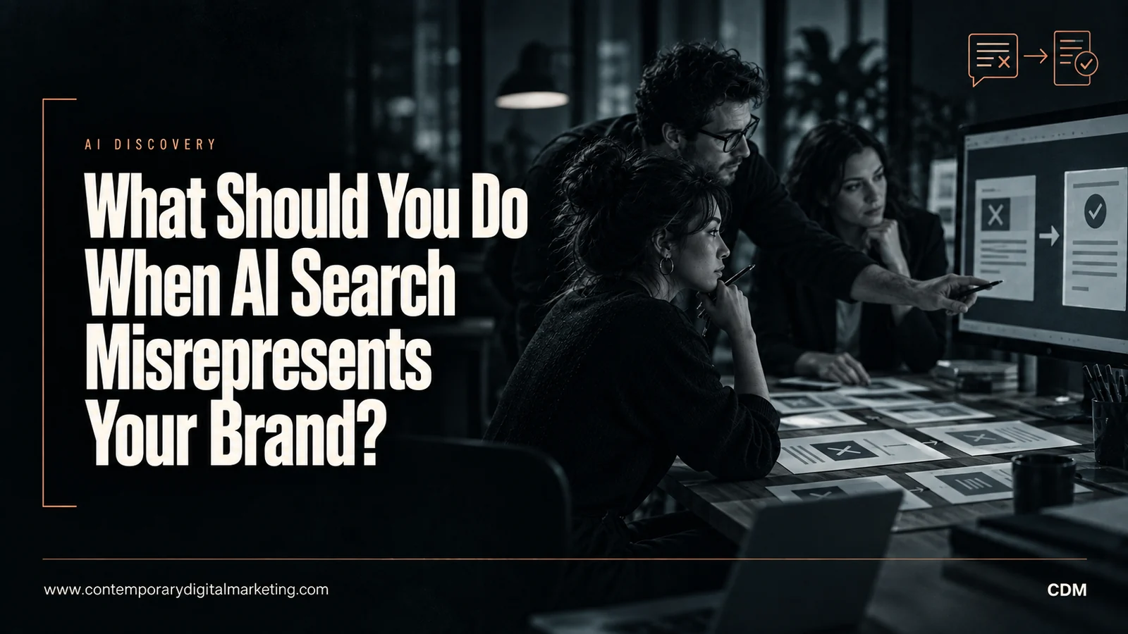 What Should You Do When AI Search Misrepresents Your Brand?