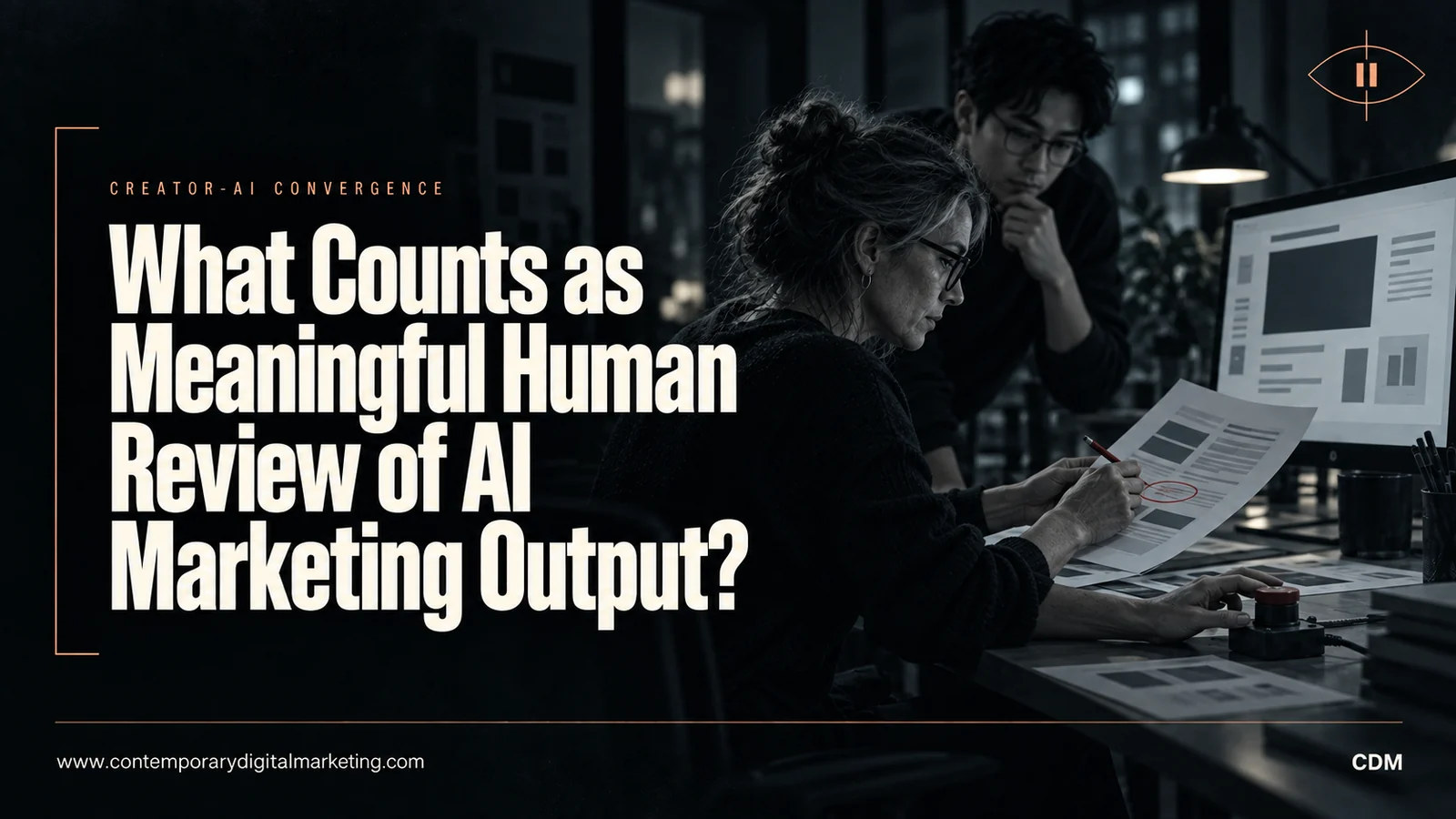 What Counts as Meaningful Human Review of AI Marketing Output?