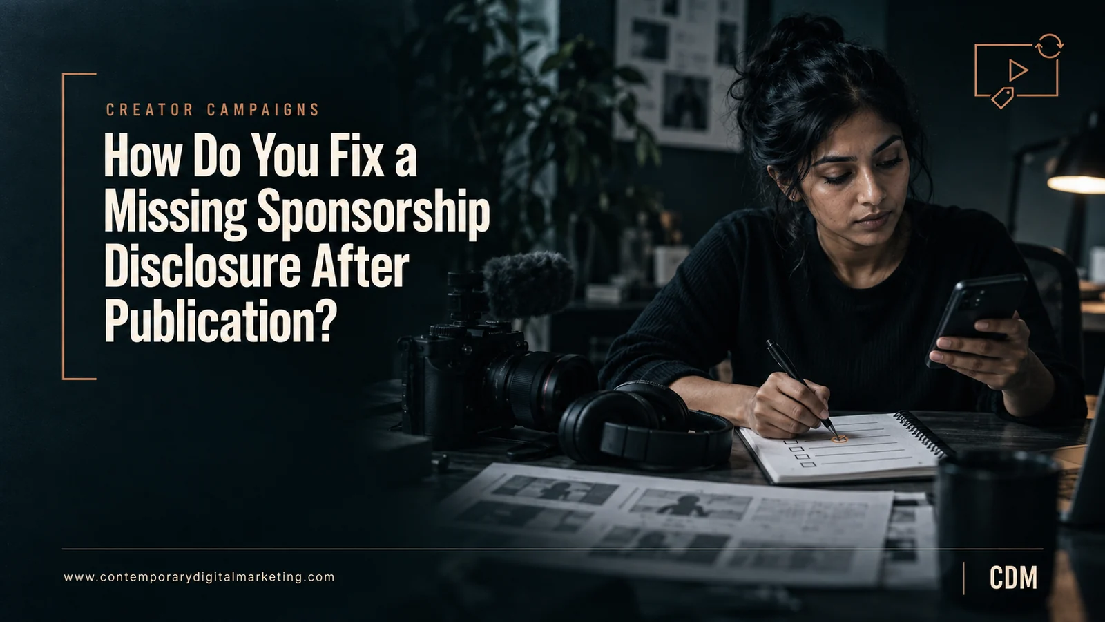 How Do You Fix a Missing Sponsorship Disclosure After Publication?